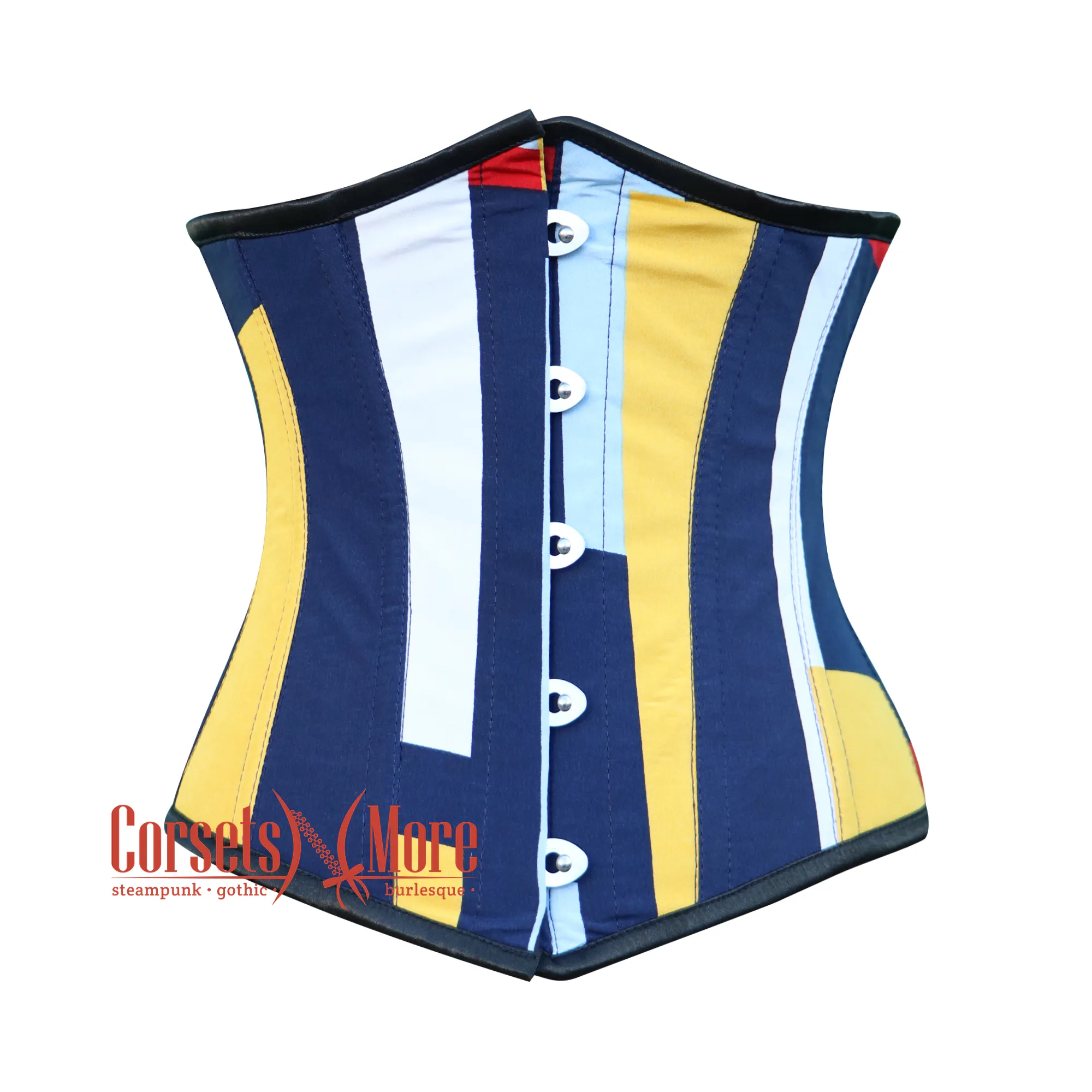 Multi Color Printed UnderBust Waist Training Corset Bustier Top