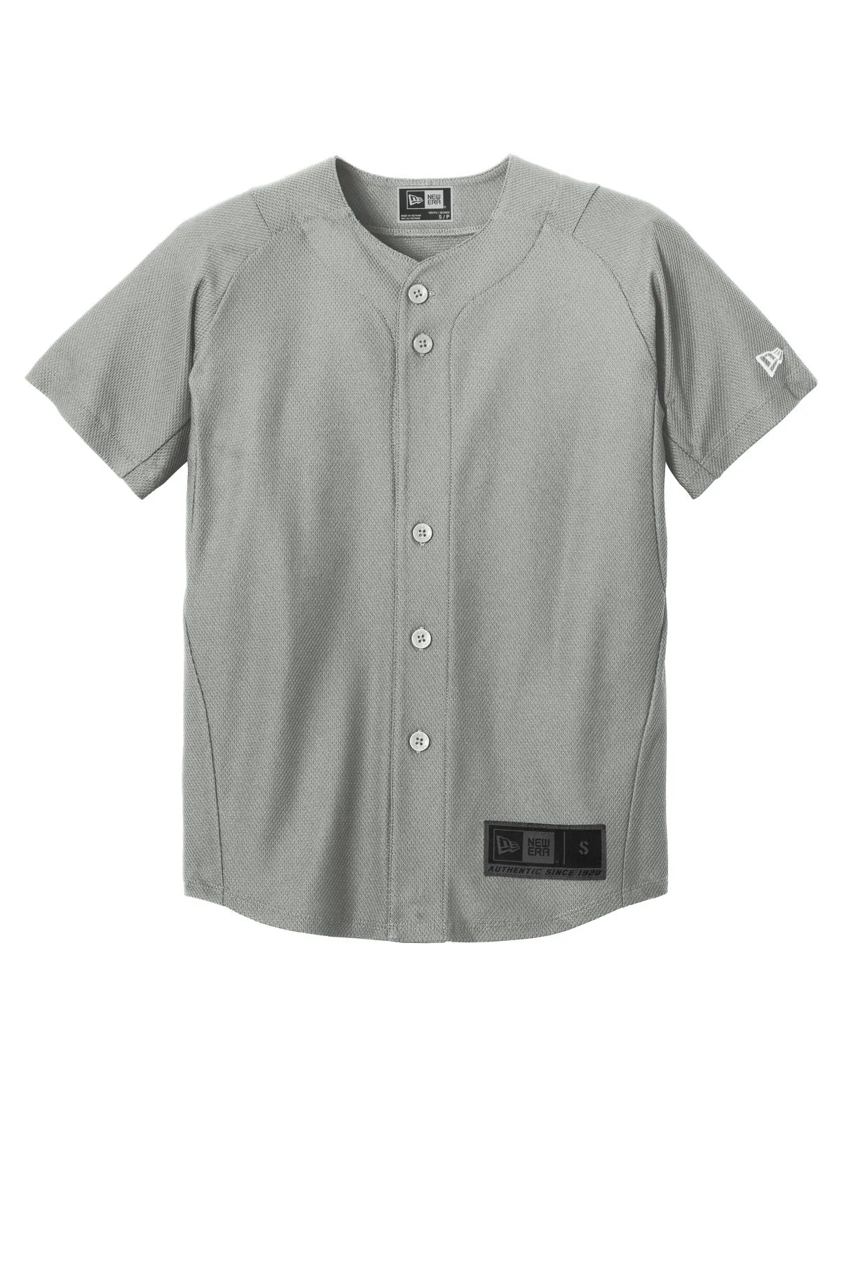 New Era Youth Diamond Era Full-Button Jersey. YNEA220