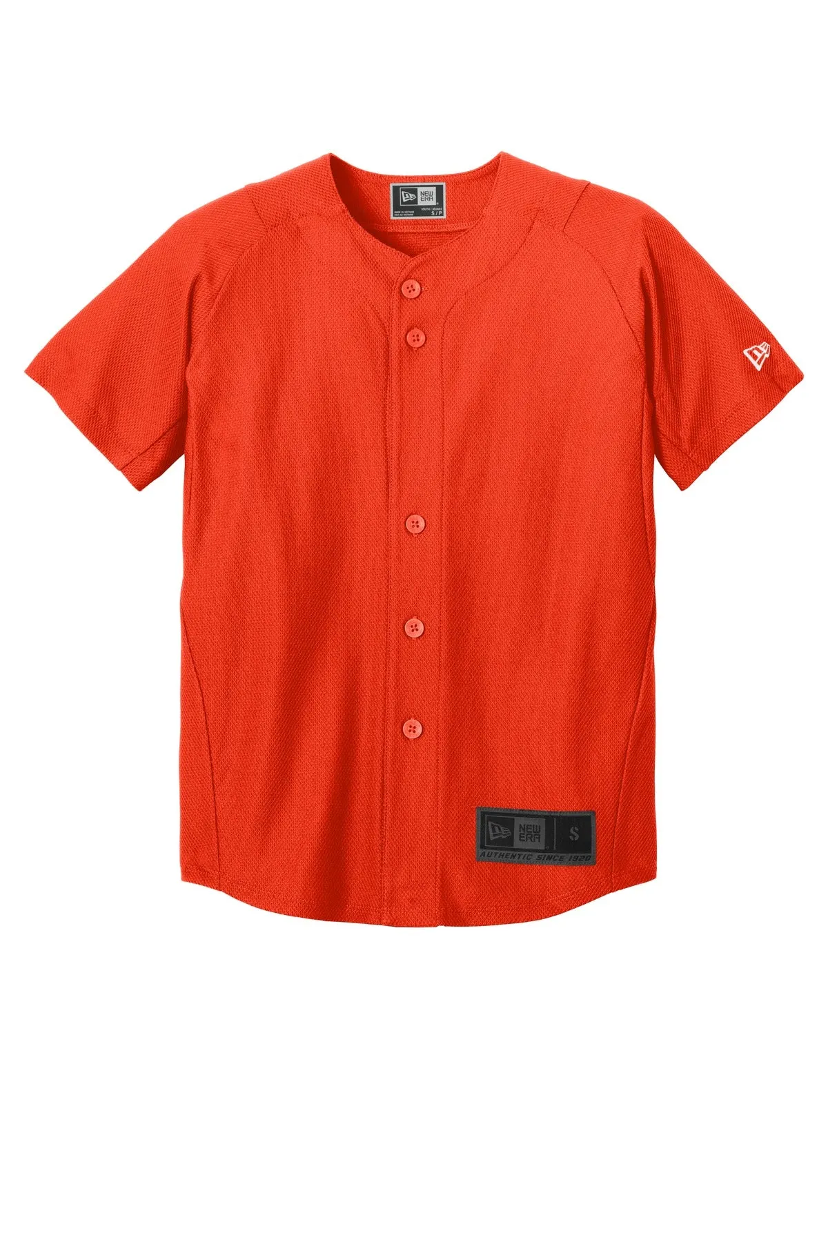 New Era Youth Diamond Era Full-Button Jersey. YNEA220