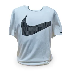 Nike T Shirt XL Dry Swoosh t-shirt White Black 875009 Summer