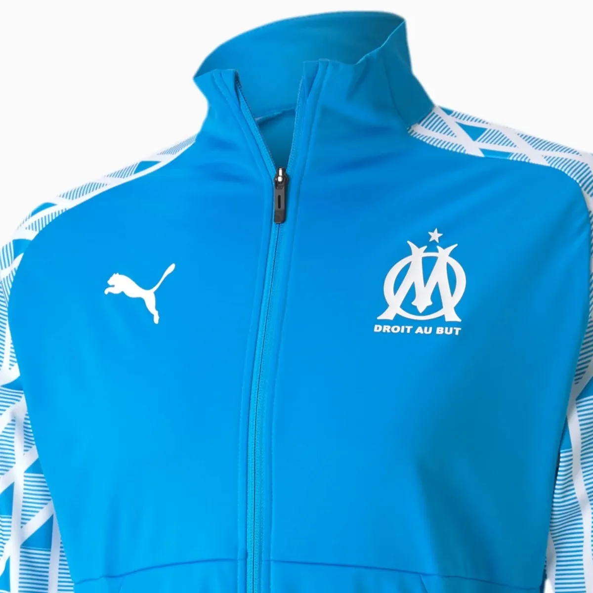 Olympique Marseille pre-match training presentation tracksuit 2021 - Puma