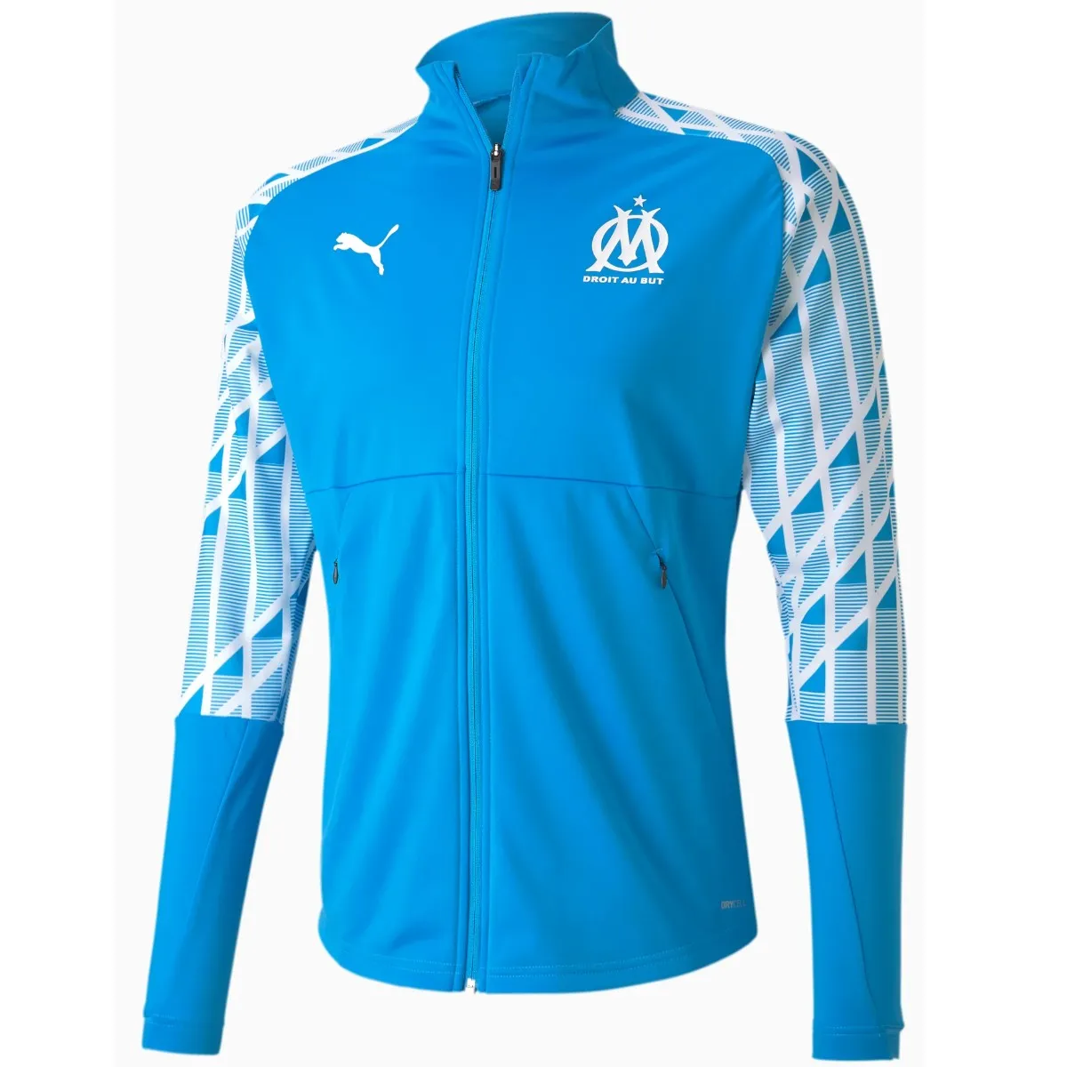 Olympique Marseille pre-match training presentation tracksuit 2021 - Puma