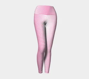 Pink Wedge Yoga Leggings