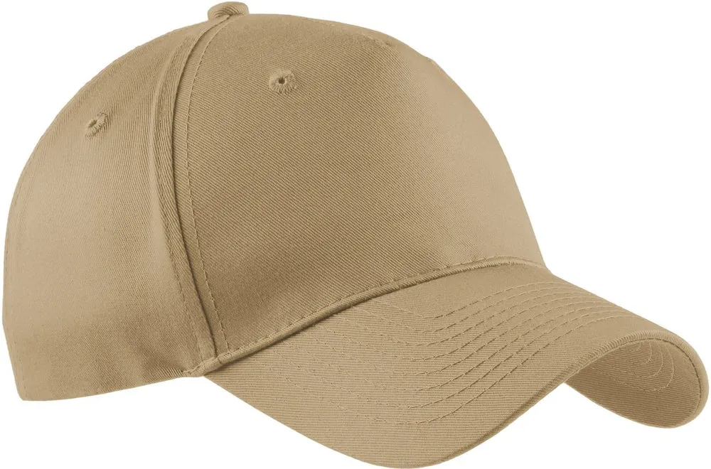 Port & Company Five-Panel Twill Cap