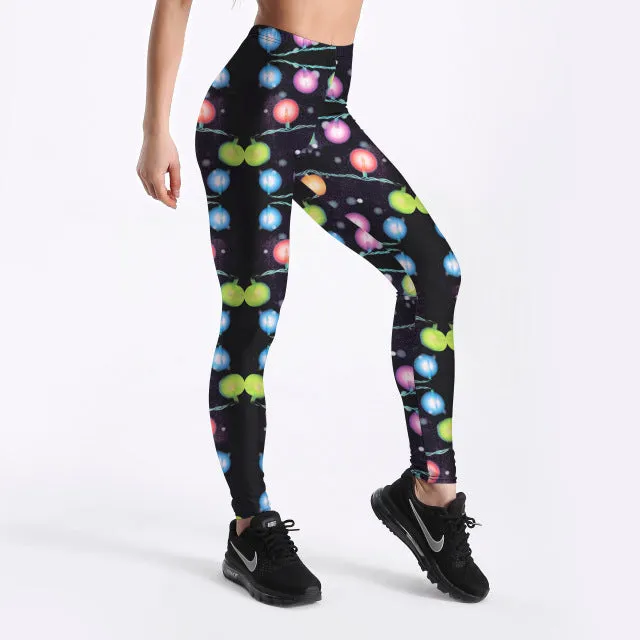 Printed fitness leggings ladies