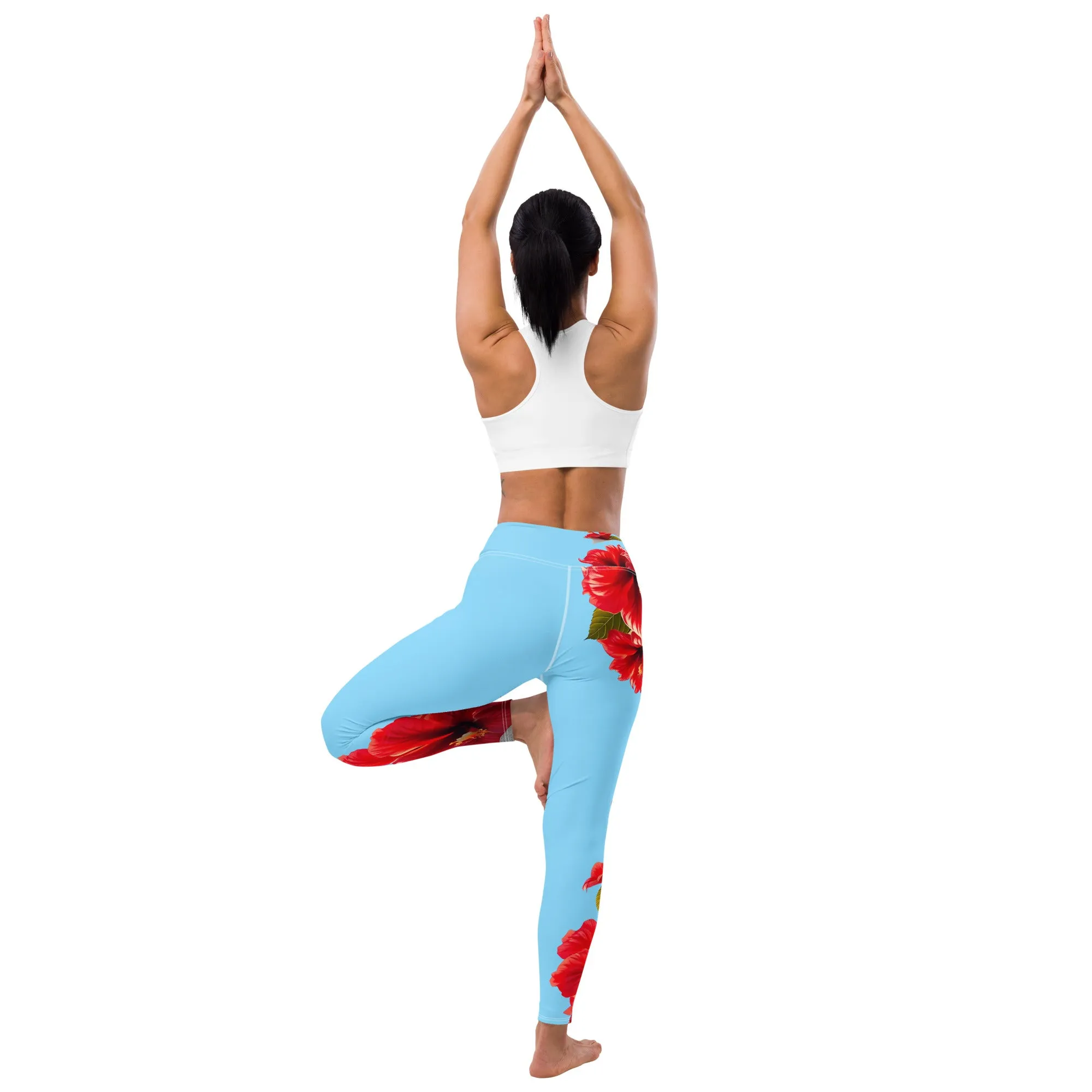 "Majestic Flamingo" Collection - Yoga Long Leggings