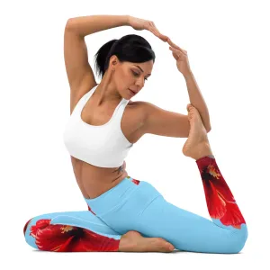 "Majestic Flamingo" Collection - Yoga Long Leggings