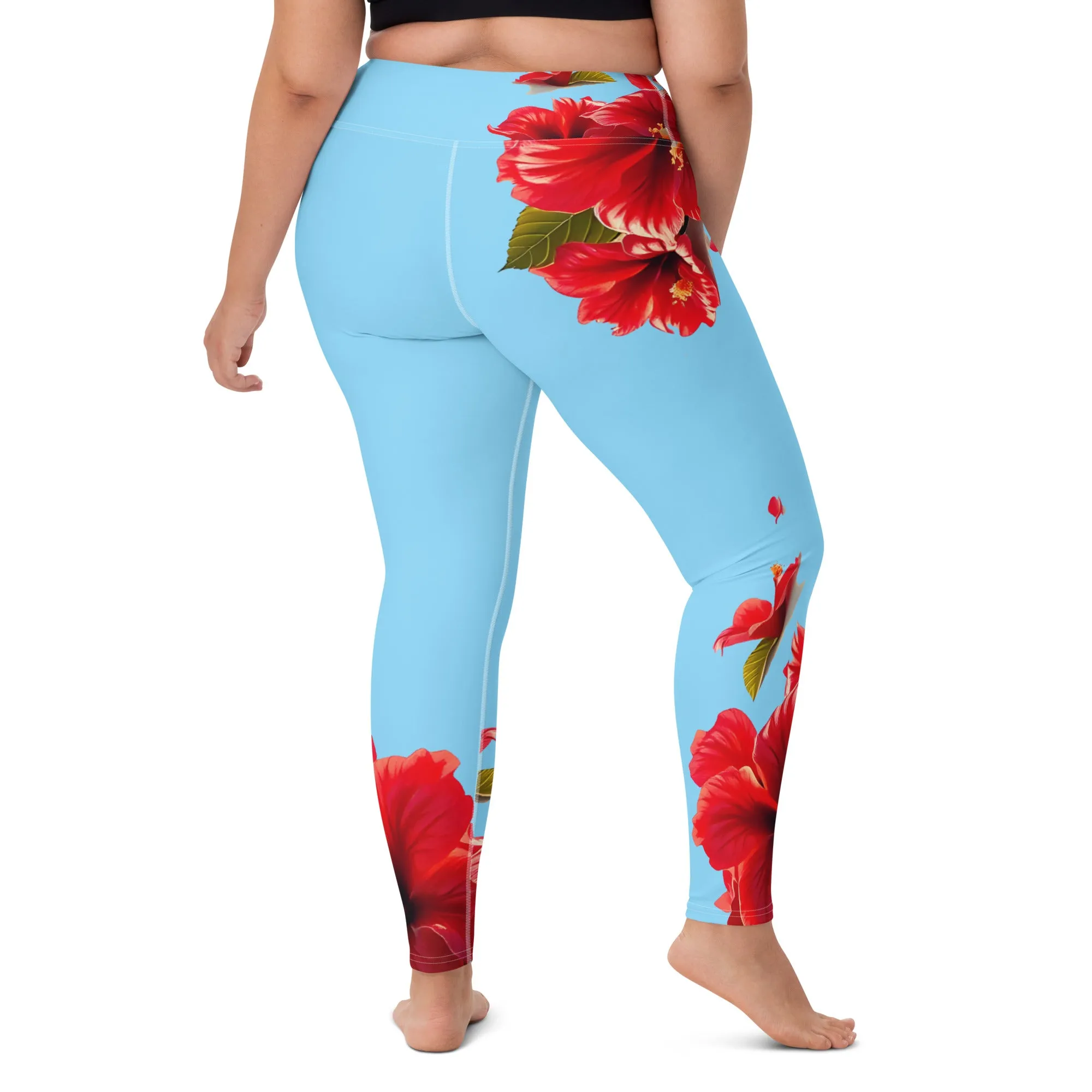 "Majestic Flamingo" Collection - Yoga Long Leggings