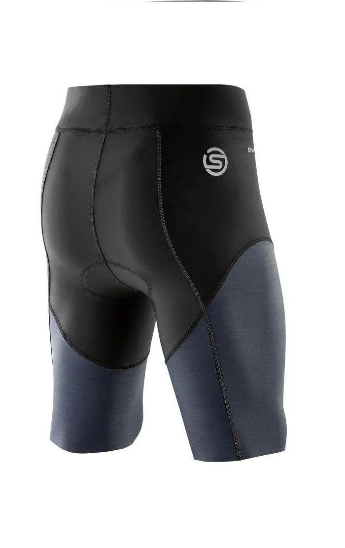 SKINS Men's DNAMIC Triathlon 1/2 Tights - Black/Carbon