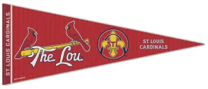 St. Louis Cardinals Official MLB City Connect "The Lou"-Style Premium Felt Pennant - Wincraft