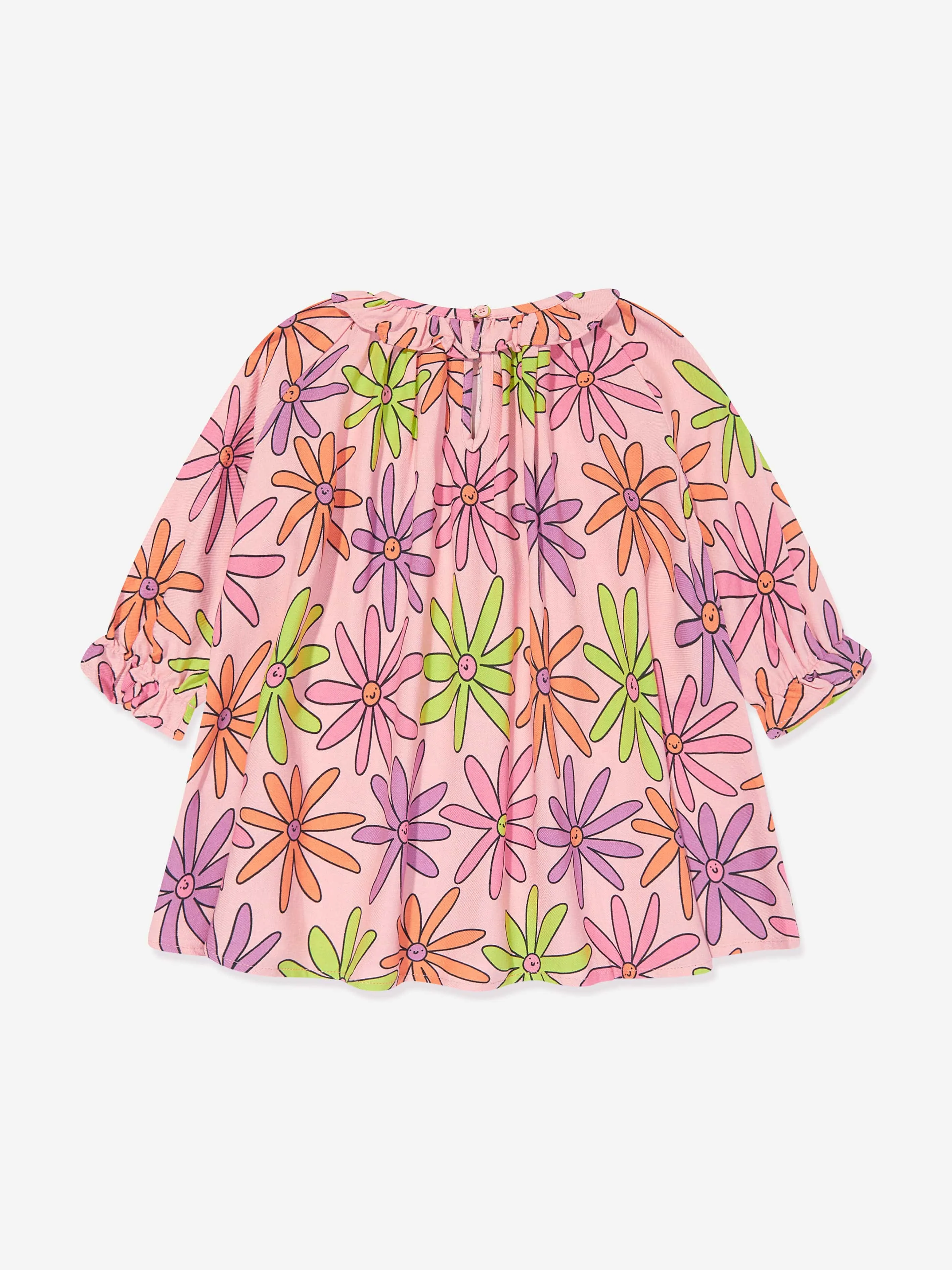 Stella McCartney Baby Girls Flower Dress With Knickers in Pink