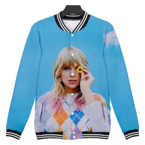 Taylor Swift Merch Fashion Casual Couple Baseball Uniform