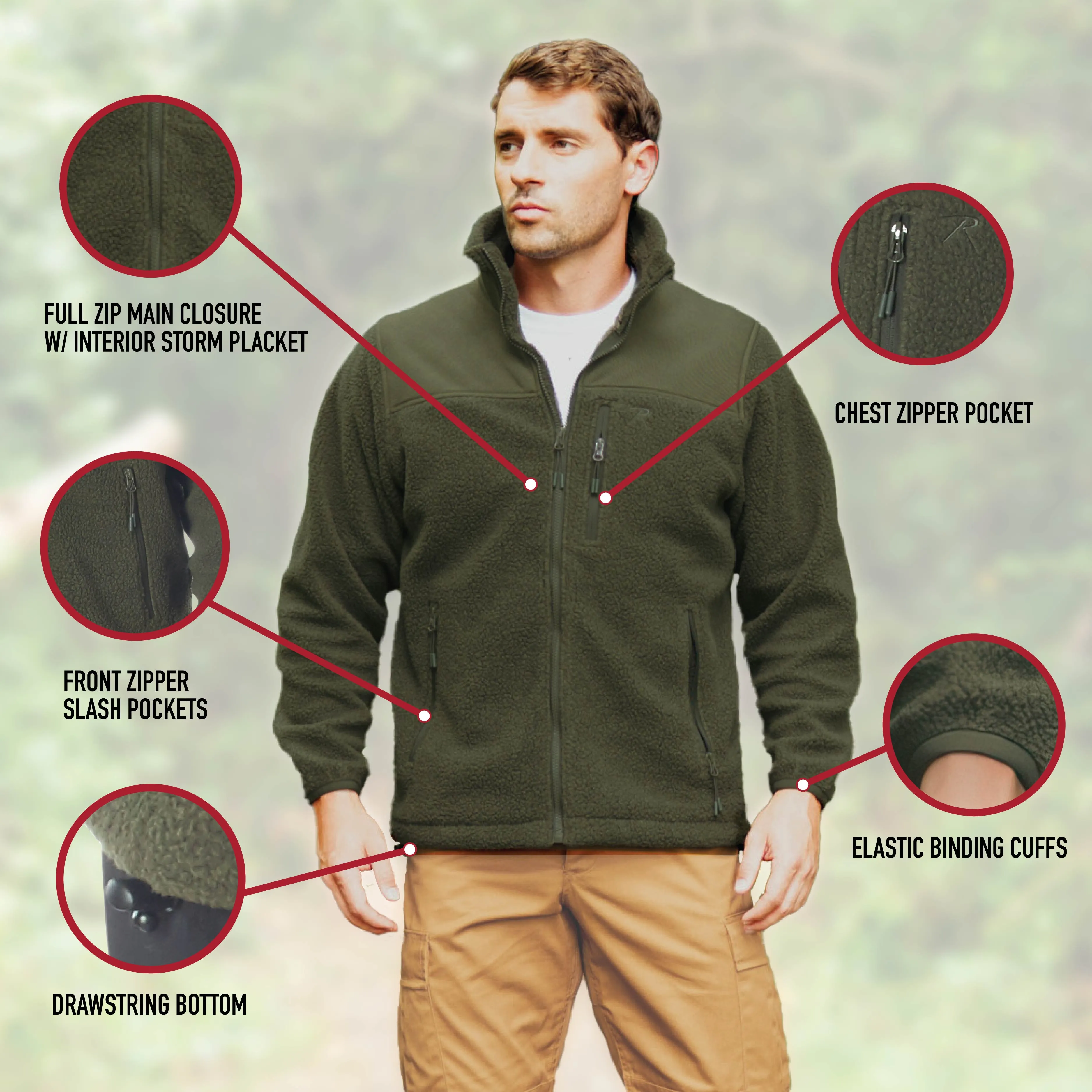 Trailsman Sherpa Fleece Jackets