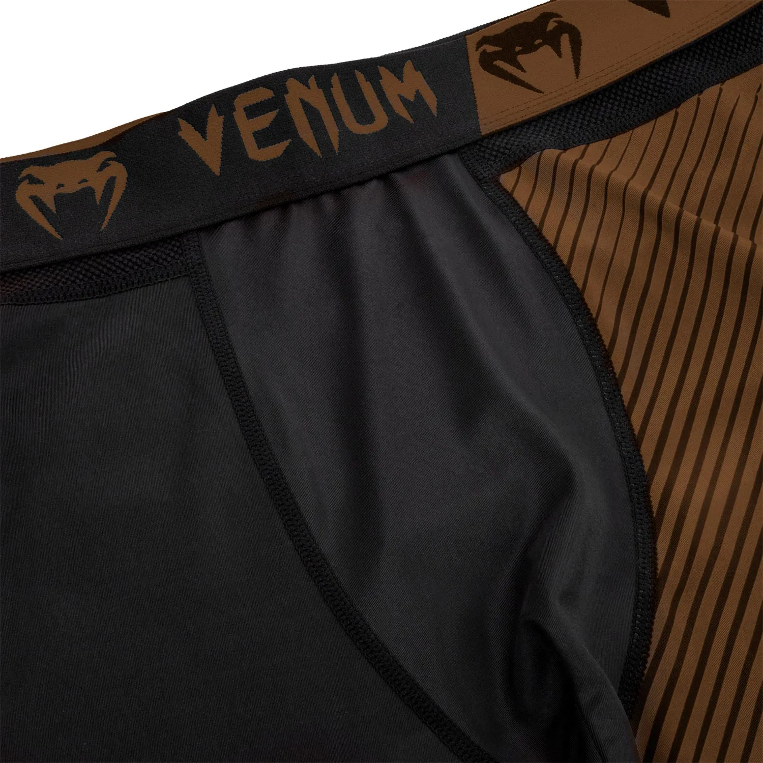 Venum NoGi 2.0 Compression Tights - Black/Brown