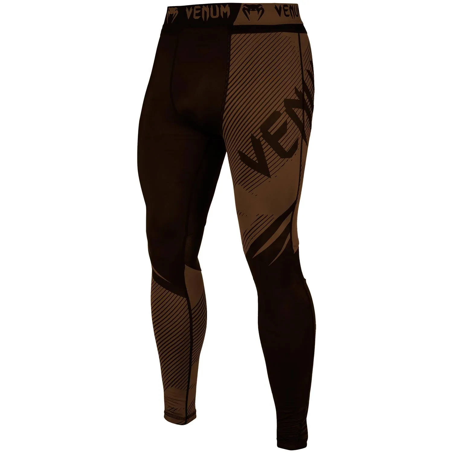 Venum NoGi 2.0 Compression Tights - Black/Brown