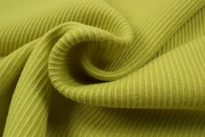 Virgin Wool Fabric for Coats - Bright Green