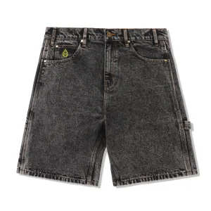 Weathergear Heavy Weight Denim Shorts, Gun Metal