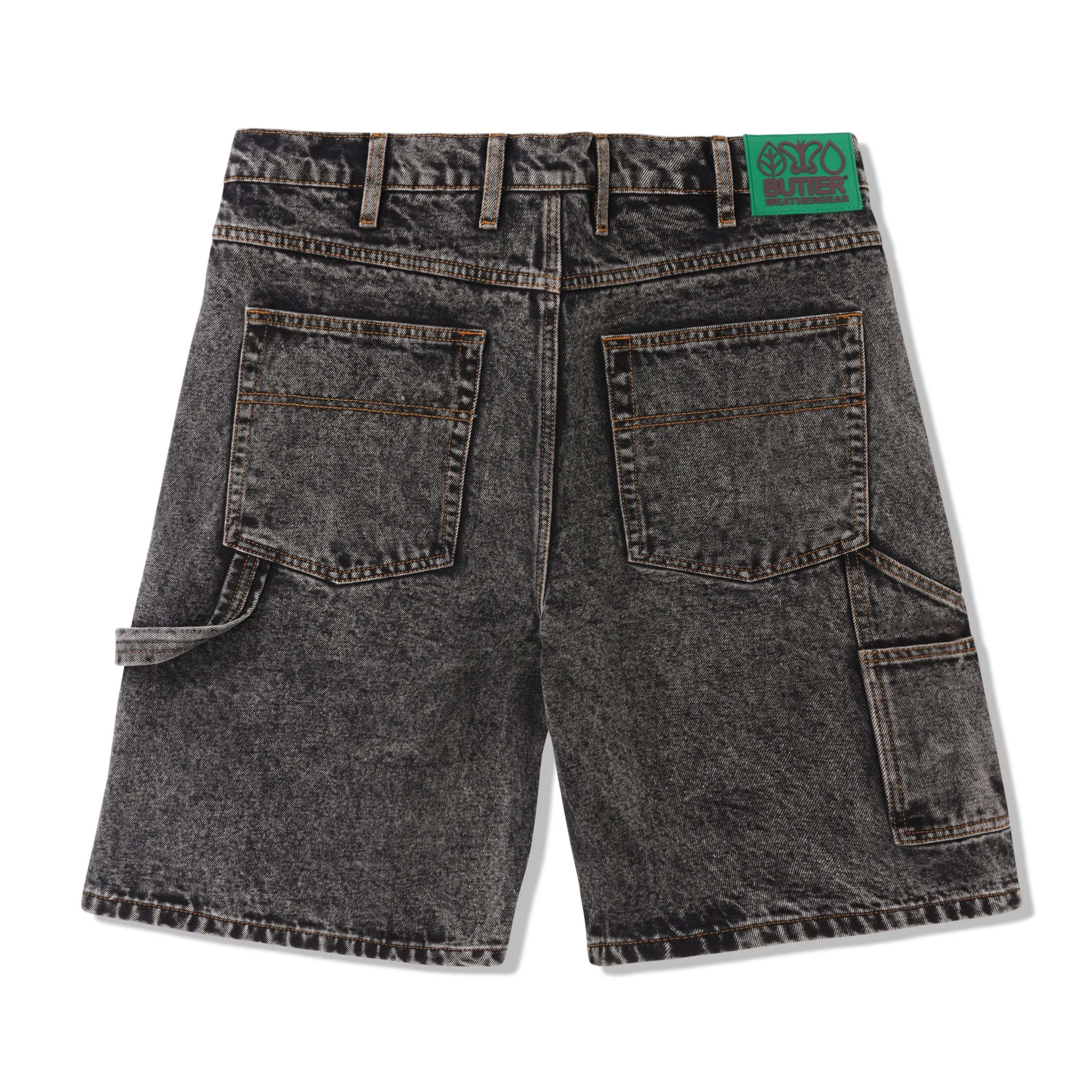 Weathergear Heavy Weight Denim Shorts, Gun Metal