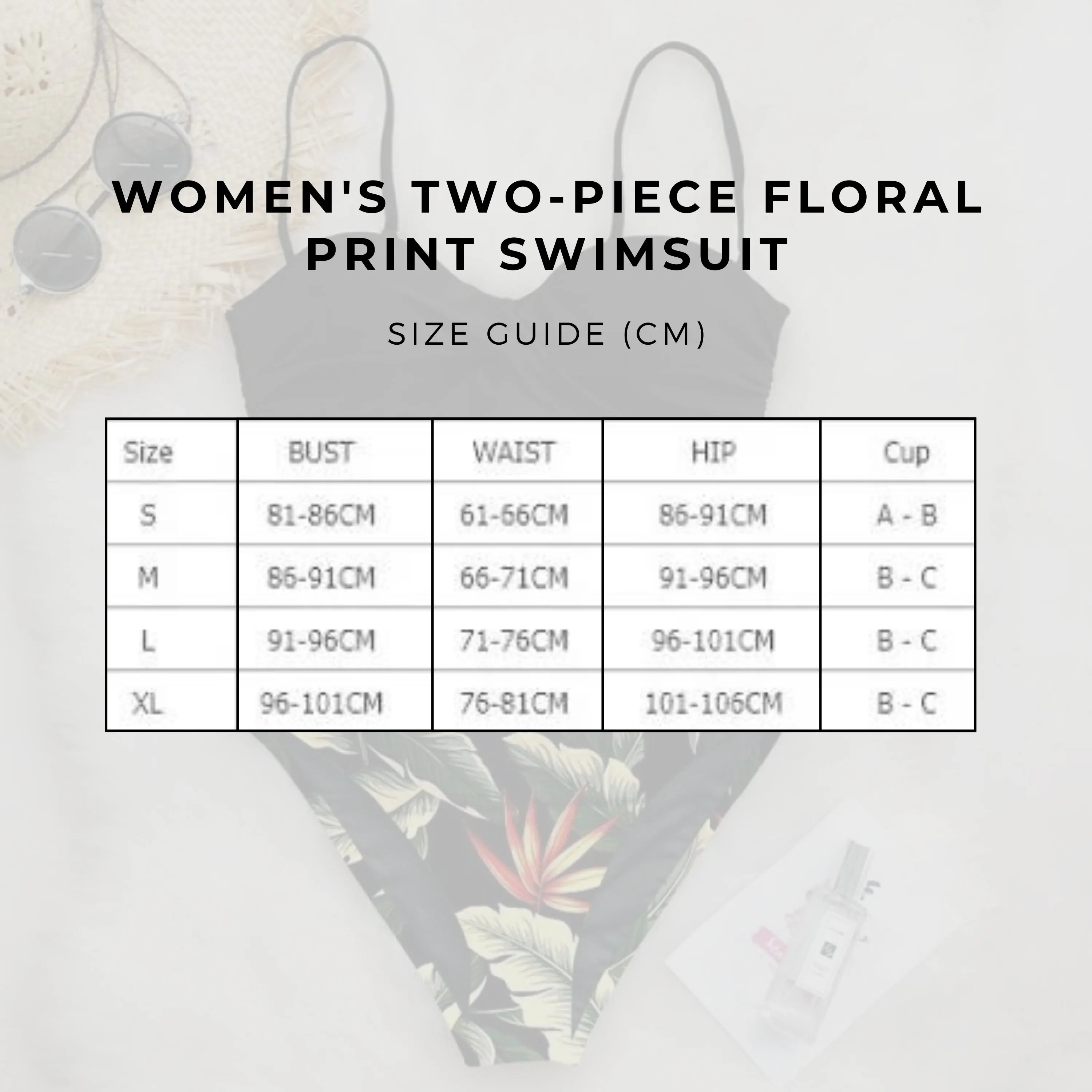 Women's Two-piece Floral Print Swimsuit