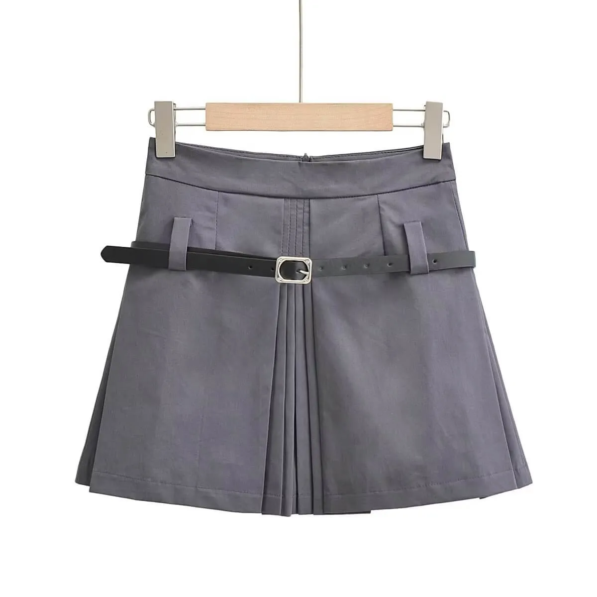 Y2k belt vintage skirt